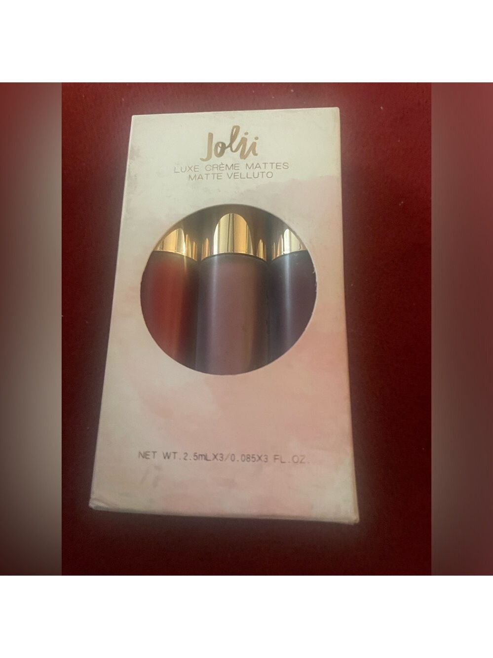 Jolii Cosmetics Luxe Cream Matte  Lip Trio